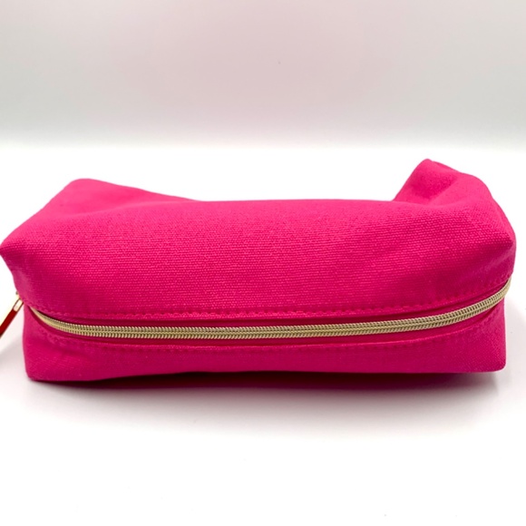 Lancôme travel pink/gold floral Limited Edition makeup bag & classic black tote - Picture 6 of 15